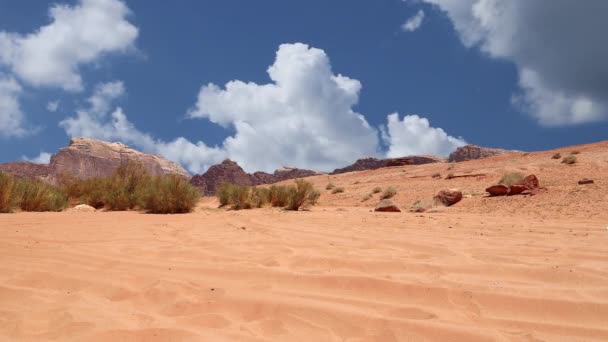 Wadi Rum Desert Jordanie Moyen Orient Aussi Connu Sous Nom — Video