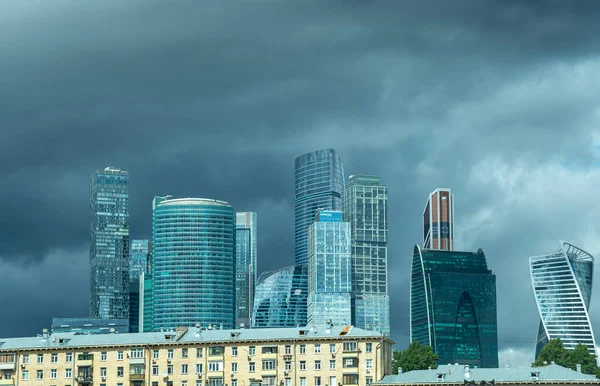 Moscow Oroszország Július 2020 Skyscrapers International Business Center City Moszkva — Stock Fotó