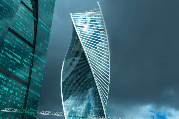 Moscow Rússia Julho 2020 Centro Internacional Negócios Arranha Céus Cidade — Fotografia de Stock