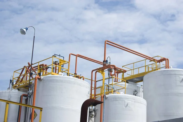 Chemical Industry Storage Tank Industrial Plant — Stock Photo, Image