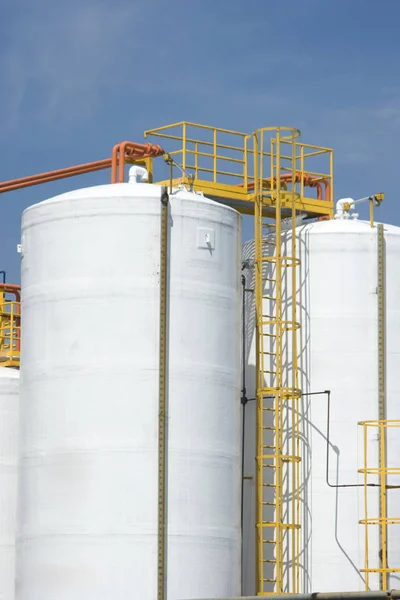 Chemical Industry Storage Tank Industrial Plant — Stock Photo, Image