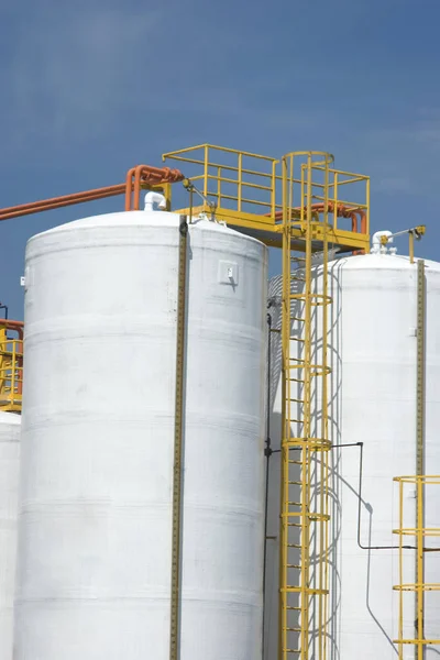 Chemical Industry Storage Tank Industrial Plant — Stock Photo, Image