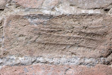 Evin Kırmızı Tuğla Duvar Arka Plan