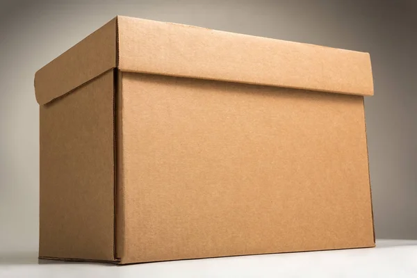 Cardboard archive storage box — Stock Photo, Image