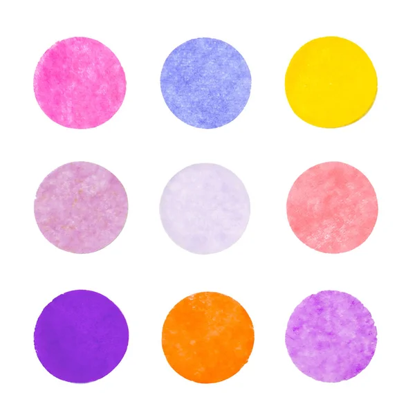 Colorido Confeti Papel Filas Aisladas Sobre Fondo Blanco Vista Superior — Foto de Stock