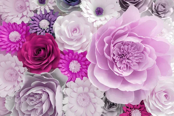 美しい紙の花背景 — ストック写真