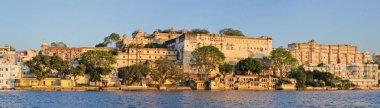Güzel panoramik şehir Sarayı Udaipur '