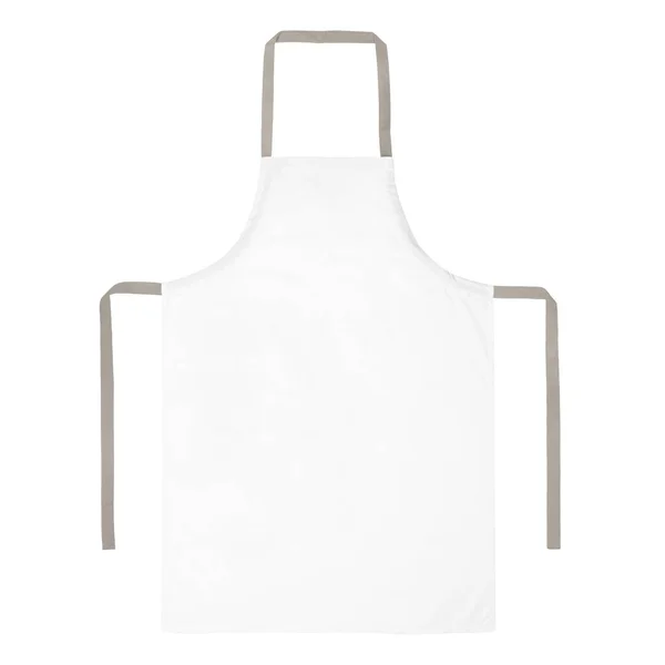 White apron isolated on white — Stock Photo, Image