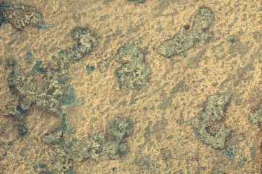 Doğal olarak sarımsı tonda arka plan için kayrak yüzey desenli (dijital olarak değiştirilmiş: tonlu görüntü)