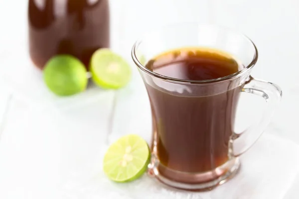 Aguapanela Fresca Casera Agua Panela Aguadulce Una Popular Bebida Dulce — Foto de Stock