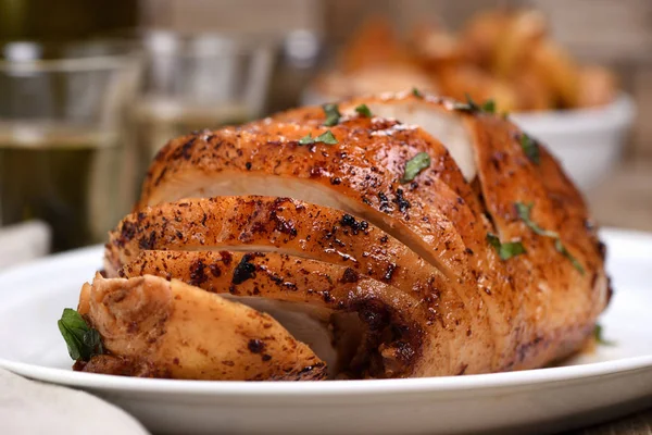 Pechuga de pavo al horno —  Fotos de Stock