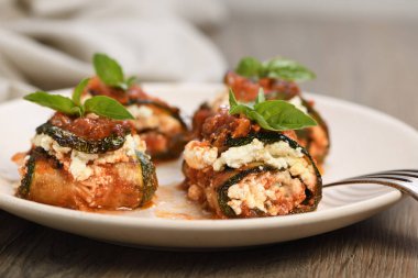 Ricotta ile Kabak Rulo