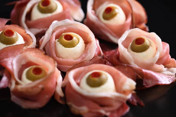 Olhos de refeição leve em Halloween — Fotografia de Stock