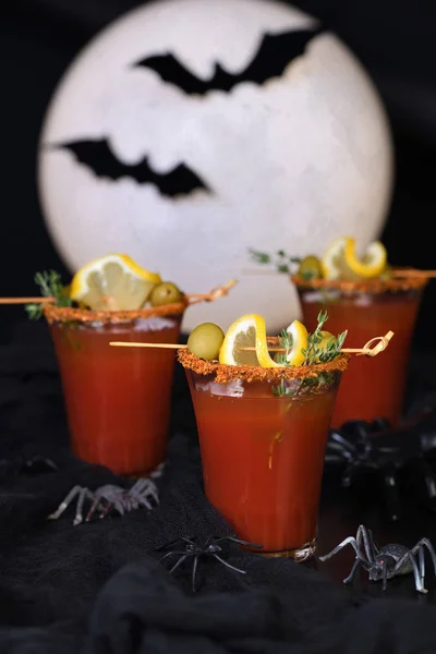 Cóctel Bloody Mary para una fiesta de Halloween — Foto de Stock