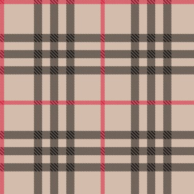 Tartan Dikişsiz desen arka plan, vektör çizim