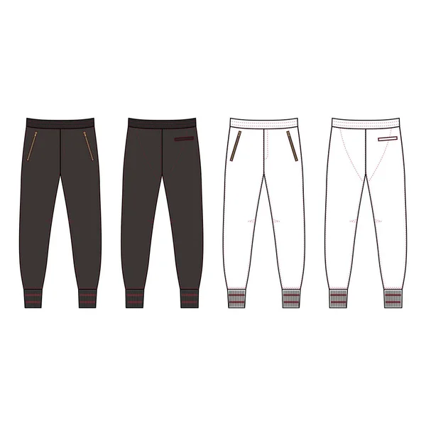 ᐈ Pants templates stock vectors, Royalty Free sweatpants template
