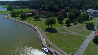 sahile Harbor'da üzerinde uçuş