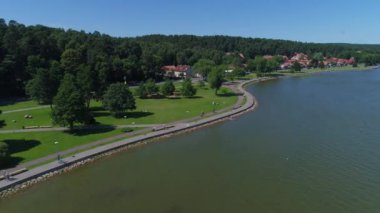 sahile Harbor'da üzerinde uçuş