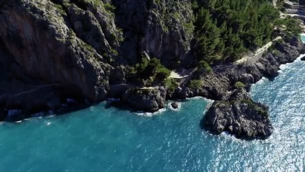 Vol au-dessus du magnifique littoral de Majorque 