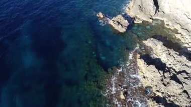 Mallorca 'da güzel sahil üzerinden uçuş