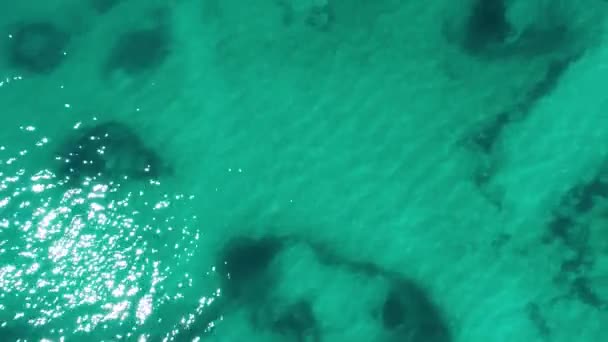 Flight over beautiful seashore at Mallorca — Stock Video