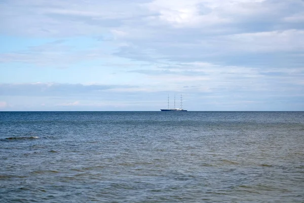 Jurmala Lettonie Septembre 2019 Voile Super Yacht Black Pearl Grand — Photo