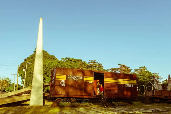Santa Clara Cuba Enero 2017 Conmemoración Del Tren Lleno Soldados — Foto de Stock