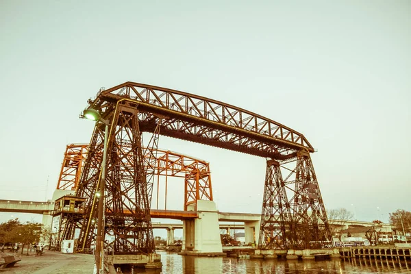 Nicolas Avellaneda Brücke Boca Buenos Aires Dies Ist Ein Sehr — Stockfoto