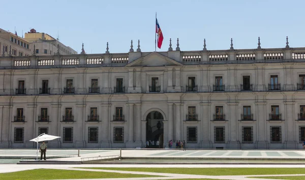 Santiago Chile Chile Ledna 2018 Pohled Prezidentský Palác Známý Jako — Stock fotografie