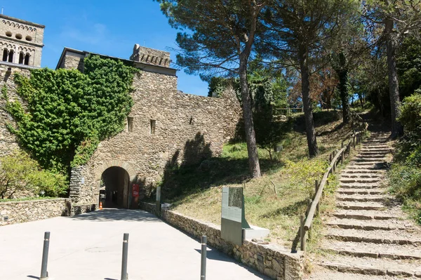 Gammalt Kloster Kallas Sant Pere Rodes Den Nationalparken Cap Creus — Stockfoto