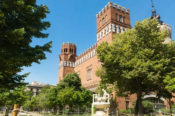 Castle Three Dragons Castell Dels Tres Dragons One Main Buildings — Stock Photo, Image