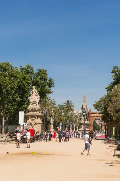 Barcelona Spanien Set Översikt Citadel Park September 2017 Barcelona Spanien — Stockfoto