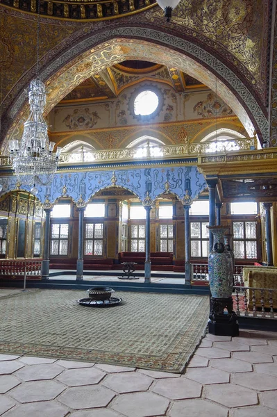 Prachtig Ingerichte Vintage Publiek Hall Van Sultan Topkapi Palace Istanbul — Stockfoto