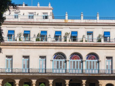 Plaza de Armas Meydanı Eski Havana'da genel kaptanlar Sarayı. Eski resmi konutu Havana, Küba'nın icra (kaptanları genel) olduğunu.