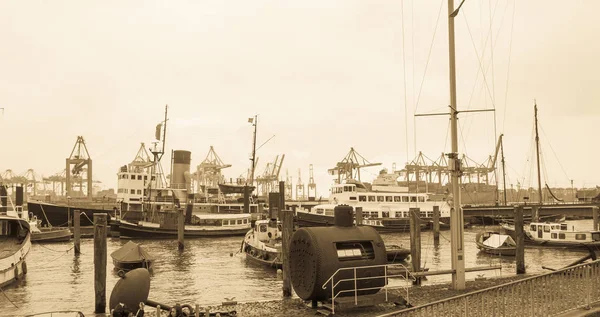 Hamburg Tyskland Oktober 2016 Historiska Skepp Den Museum Harbour Oevelgoenne — Stockfoto