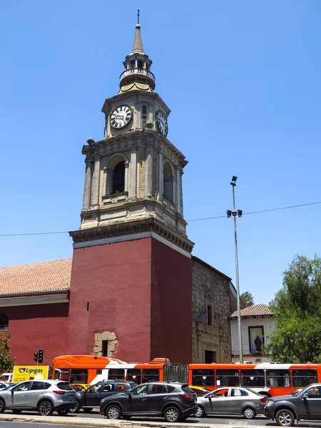 Santiago Chile Chile Enero 2018 Iglesia San Francisco Templo Católico — Foto de Stock