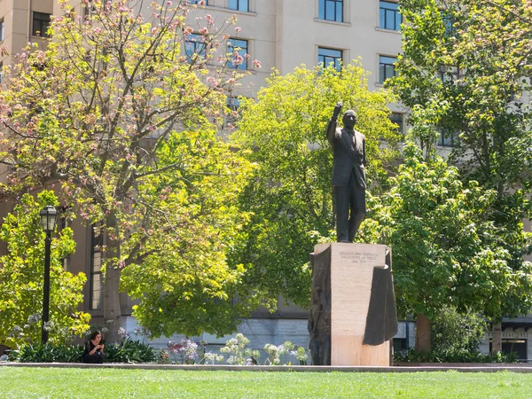 Santiago Chile Ledna 2018 Památník Eduardo Frei Santiagu Chile Před — Stock fotografie