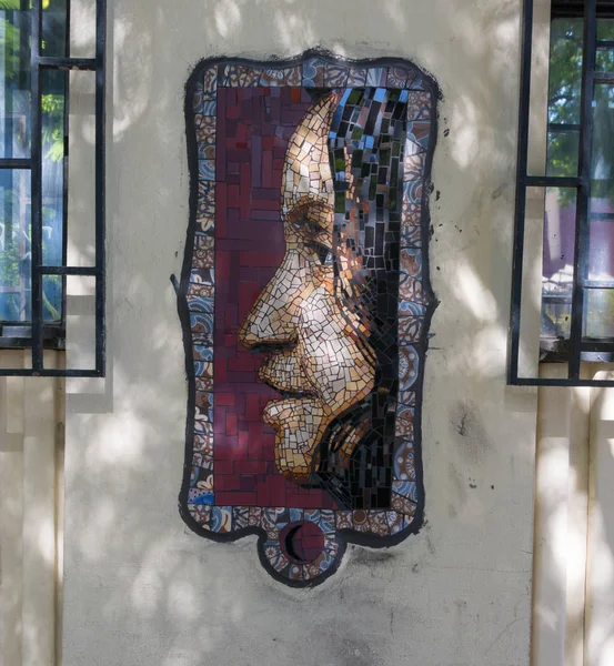 Santiago Chile Chile Januar 2018 Kleines Mosaik Auf Einer Straße — Stockfoto