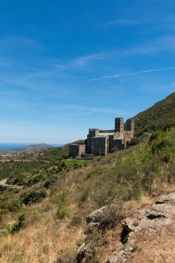 Eski manastırın Milli Parkı, Cap de Creus, Katalonya, İspanya Costa Brava, Sant Pere de Rodes denilen.