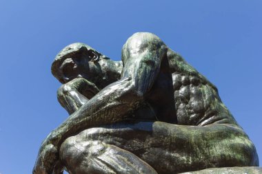 Rodin-ikinci düşünür orijinal döküm döküm ve Rodin tarafından imzalanmış. Buenos Aires, Arjantin
