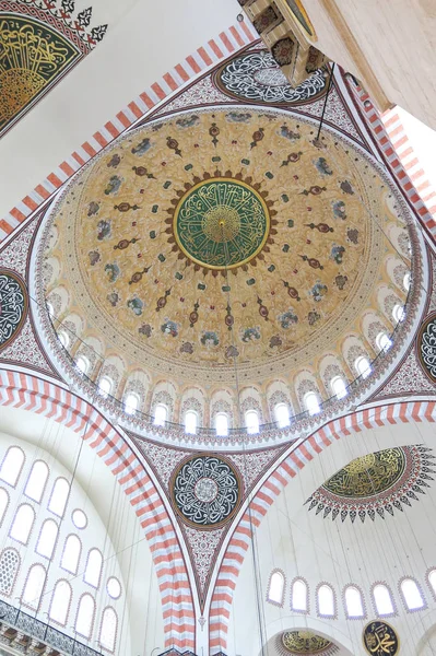 Mesquita Suleymaniye (Suleymaniye Camisi) em Istambul, Turquia — Fotografia de Stock