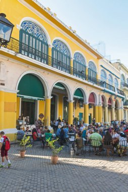 Tarihi eski Meydanı veya Plaza Vieja sömürge neighborh içinde