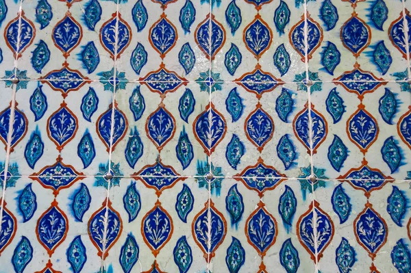 Ancient mão feita turco - azulejos otomanos — Fotografia de Stock