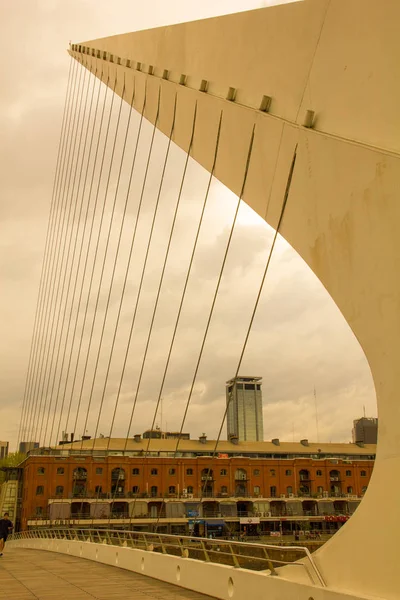 Buenos Aires Argentinien September Detail Der Brücke Der Frau Rio — Stockfoto