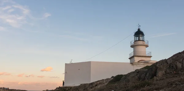 Lighthouse of the Cap de Creus Natural Park, the westernmost poi — Stock Photo, Image