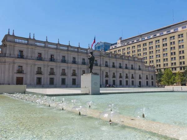 Santiago de Chile Arturo Alessandri Palma Anıtı, fro — Stok fotoğraf