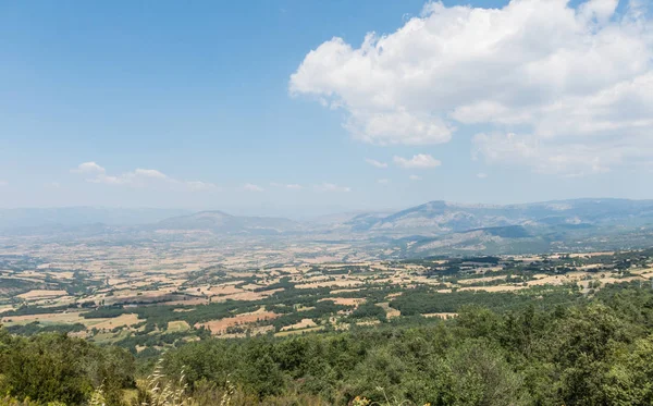 Panorama van de regio Pallars Sobira, Catalaans pre-Pyrenees, ca — Stockfoto