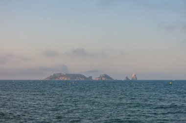 Panoramic of the Medes Islands, in the Mediterranean sea. Costa  clipart