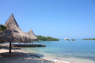 Plajda Baru Kolombiya tarafından sonraki Cartagena'ya # kabin 