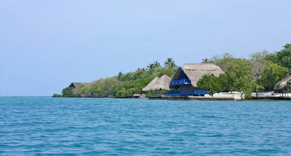 Cabaña en la playa de Baru en Colombia junto a Cartagena — Foto de Stock